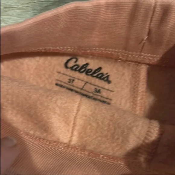 Cabela's Toddler Girls Pink Jogger Sweatpants Elastic Waistband - Picture 4 of 4